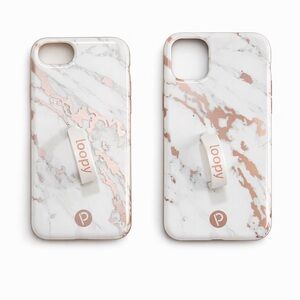 Loopy Case Rose Gold Marble Phone Case